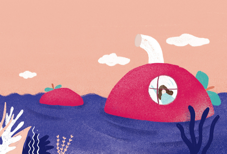 鳳梨酥店“一封情酥”插圖畫式包裝設(shè)計(jì)“情不自已，酥給了你”