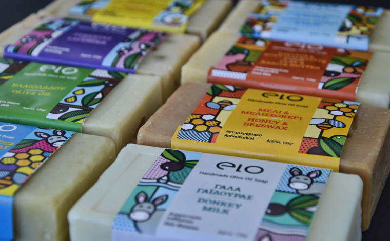 Elo 天然手工肥皂品牌波譜幾何藝術(shù)風(fēng)格包裝設(shè)計