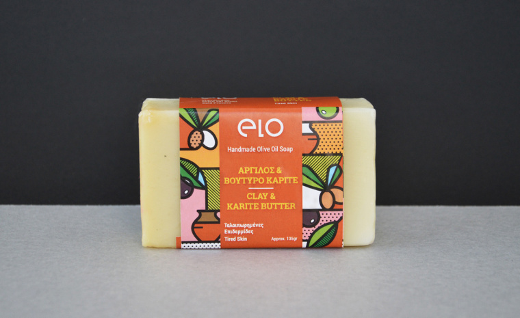 Elo 天然手工肥皂品牌波譜幾何藝術(shù)風(fēng)格包裝設(shè)計