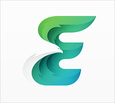 2018年10個最新標志logo設計趨勢-重疊漸變偏移logo設計