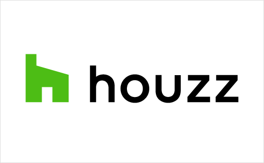 Houzz 世界室內空間設計平臺網站新logo設計欣賞--h字母+房子圖形 Houzz 世界室內空間設計平臺網站新logo設計欣賞--h字母+房子圖形