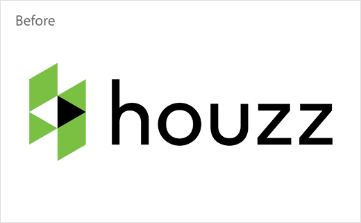 Houzz 世界室內空間設計平臺網站新logo設計欣賞-舊標志 Houzz 世界室內空間設計平臺網站新logo設計欣賞-舊標志