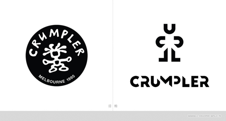 澳洲Crumpler小野人箱包品牌新logo設(shè)計(jì),由字母組成的抽象人物 澳洲Crumpler小野人箱包品牌新logo設(shè)計(jì),由字母組成的抽象人物
