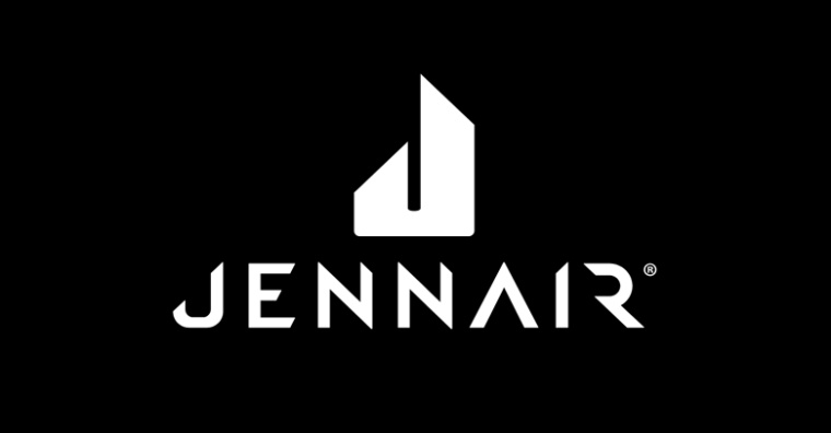 JennAir廚房電器用具品牌LOGO設計,源自通風爐灶和字母J的logo JennAir廚房電器用具品牌LOGO設計,源自通風爐灶和字母J的logo