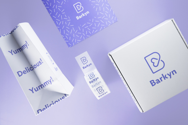 Barkyn 狗糧寵物食品品牌形象設(shè)計(jì)-logo設(shè)計(jì)包裝設(shè)計(jì)，淡雅溫馨風(fēng)格展現(xiàn)寵物之愛(ài)