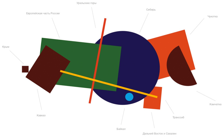 俄羅斯國家旅游品牌logo設(shè)計(jì)品牌VI形象設(shè)計(jì)，幾何俄羅斯地圖logo設(shè)計(jì)