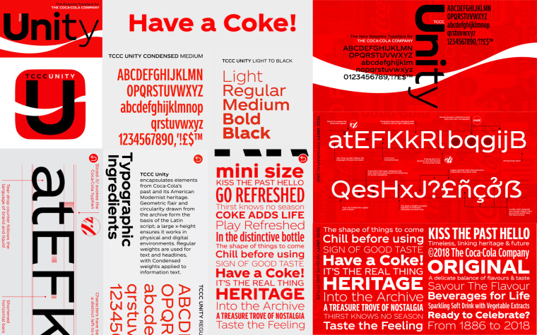 品牌字體唯一性-Unity字體設(shè)計