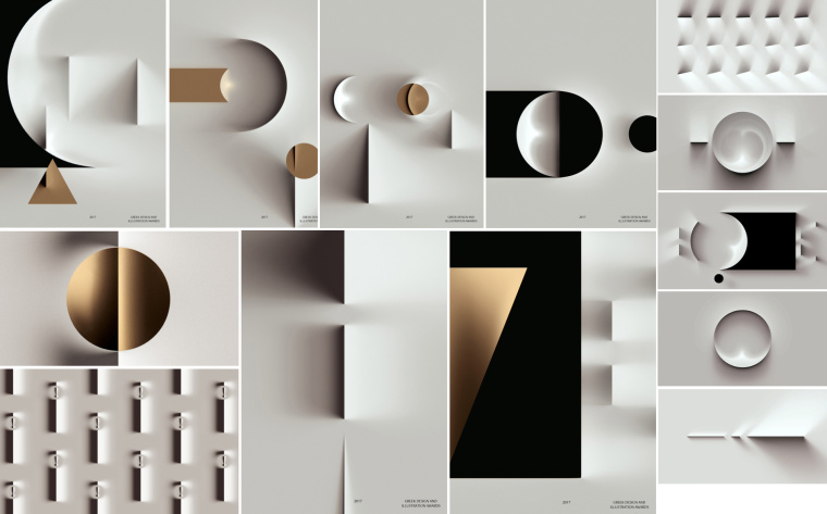 重質(zhì)感品牌形象設(shè)計-光影質(zhì)感風格