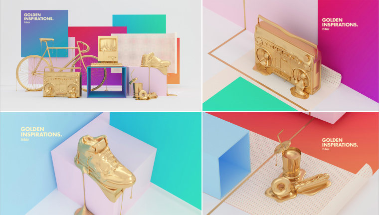 重質(zhì)感品牌形象設(shè)計-穿插金質(zhì)風格
