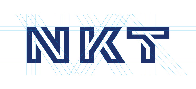 NKT 電線電纜企業(yè)標志設計,線條連接工業(yè)設計風格 NKT 電線電纜企業(yè)標志設計,線條連接工業(yè)設計風格