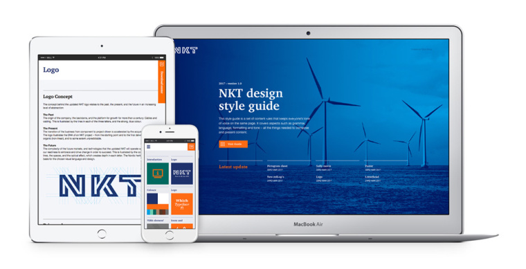 NKT 電線電纜企業(yè)品牌形象設計標志設計VI設計，線條連接工業(yè)設計風格