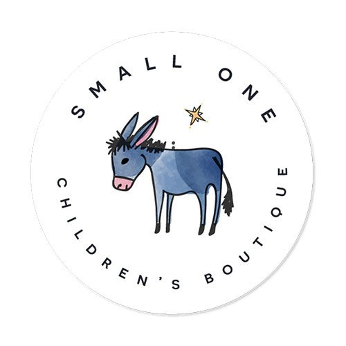 Small one 兒童商品店小毛驢手繪logo設計-上海設計公司欣賞