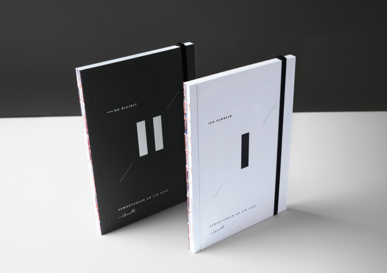 VISEE Kommunikation宣傳畫冊設(shè)計作品“我寫，你留下。 一顆心的期待”