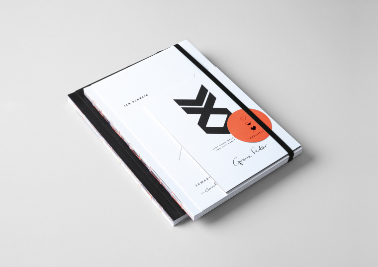 VISEE Kommunikation宣傳畫冊設(shè)計作品“我寫，你留下。 一顆心的期待”