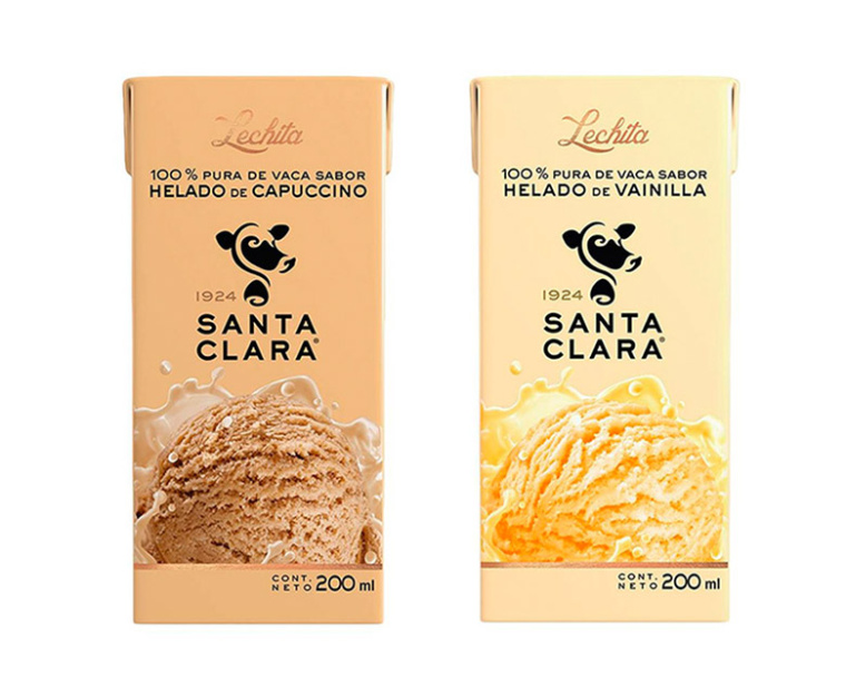 Santa Clara 乳制品品牌形象與標志重塑設計-原老包裝設計 Santa Clara 乳制品品牌形象與標志重塑設計-原老包裝設計