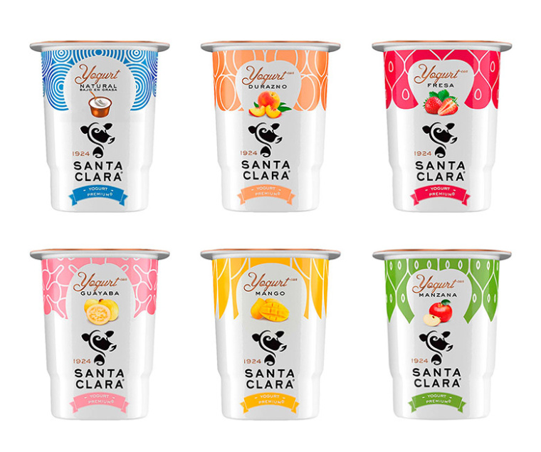 Santa Clara 乳制品品牌形象與標志重塑設計-原老包裝設計 Santa Clara 乳制品品牌形象與標志重塑設計-原老包裝設計