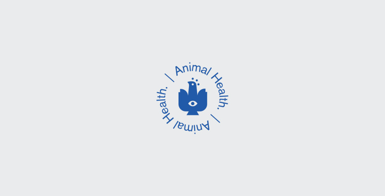 Peacock獸醫(yī)藥物品牌形象VI設(shè)計logo設(shè)計，孔雀的矢量化圖案