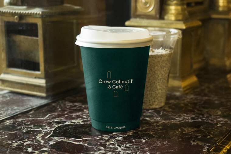 Crew Collective＆cafe品牌形象VI設(shè)計(jì)logo設(shè)計(jì)，現(xiàn)代美學(xué)與傳統(tǒng)設(shè)計(jì)元素相結(jié)合
