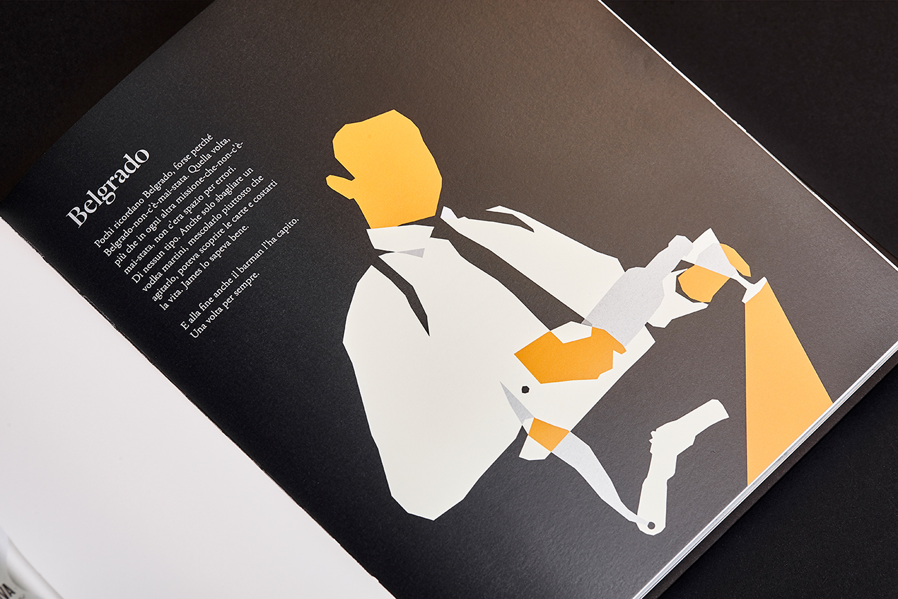 Nuceria Group國(guó)外酒文化宣傳畫(huà)冊(cè)設(shè)計(jì)“瓶子里的故事”-詹姆斯英國(guó)間諜與伏特加