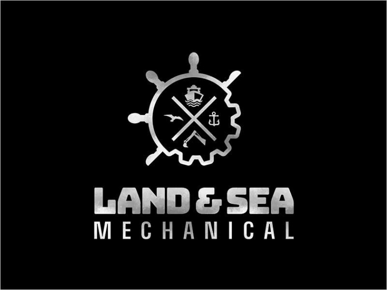 陸地和海洋機(jī)械標(biāo)志設(shè)計(jì)-上海標(biāo)志設(shè)計(jì)公司