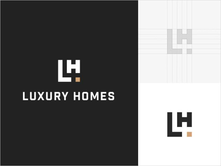 Luxery Homes 建筑標(biāo)志設(shè)計(jì)-上海標(biāo)志設(shè)計(jì)公司
