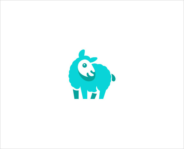 上海logo設(shè)計：28個現(xiàn)代和負空間標志logo設(shè)計-綿羊logo