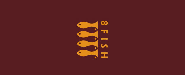 8魚(yú)動(dòng)物logo設(shè)計(jì)-上海logo設(shè)計(jì)欣賞