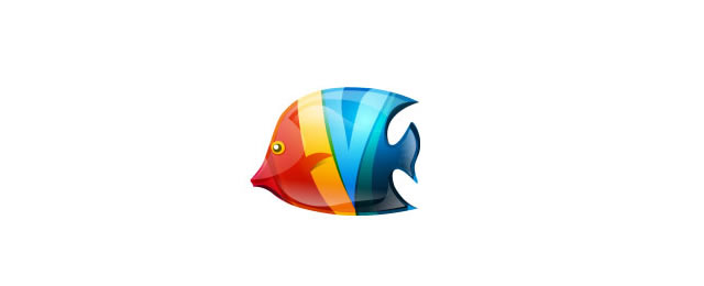 iPhone App 魚(yú)兒動(dòng)物logo設(shè)計(jì)-上海logo設(shè)計(jì)欣賞