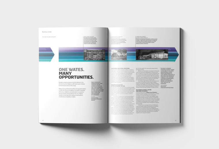 WATES 物流貨運工業(yè)集團年報畫冊設計“速度線條”篇