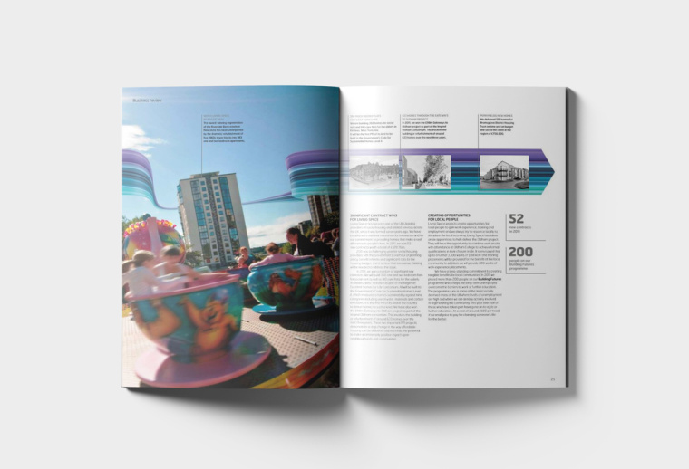 WATES 物流貨運工業(yè)集團年報畫冊設計“速度線條”篇