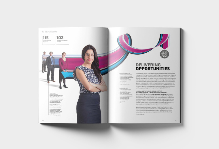 WATES 物流貨運工業(yè)集團年報畫冊設計“速度線條”篇