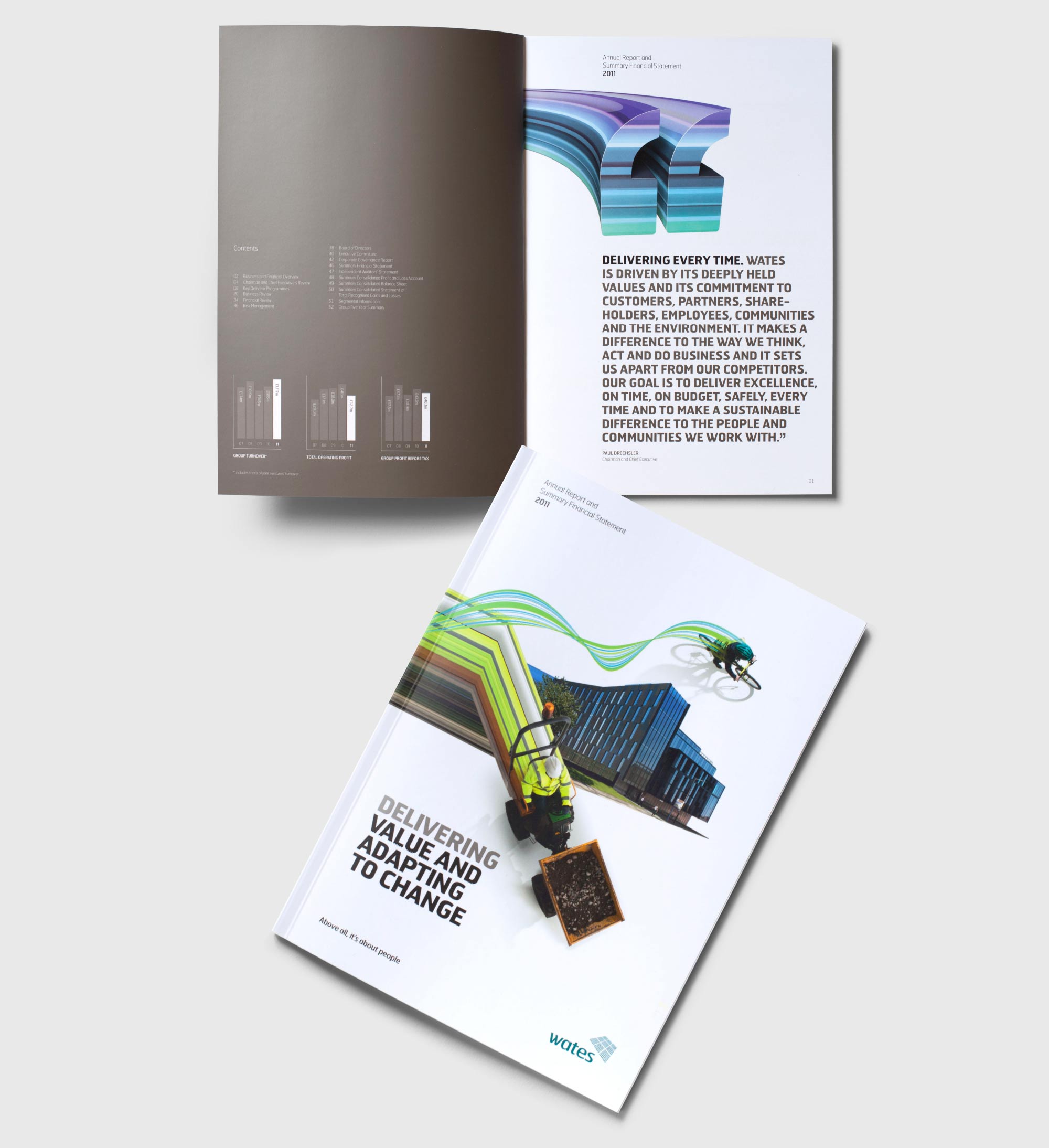 WATES 物流貨運工業(yè)集團年報畫冊設計“速度線條”篇超精圖