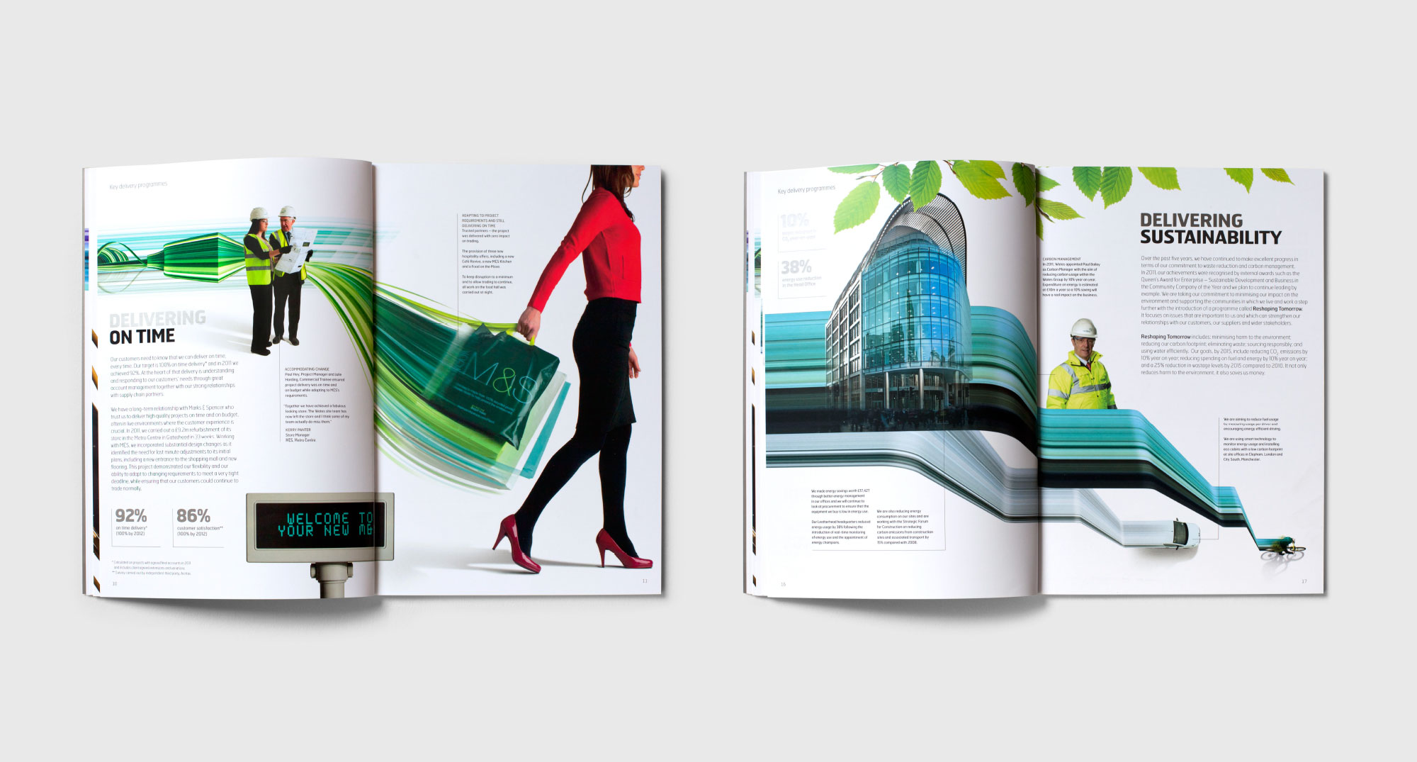 WATES 物流貨運工業(yè)集團年報畫冊設計“速度線條”篇超精圖