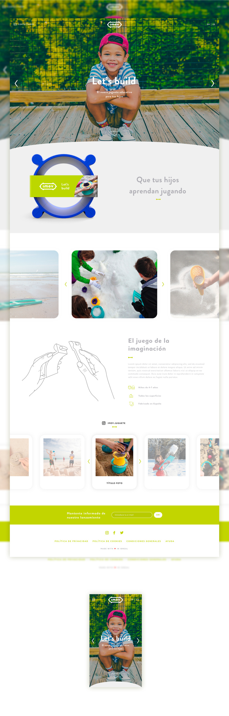 IMOY 沙灘和雪地玩具品牌全案策劃設計-ui設計