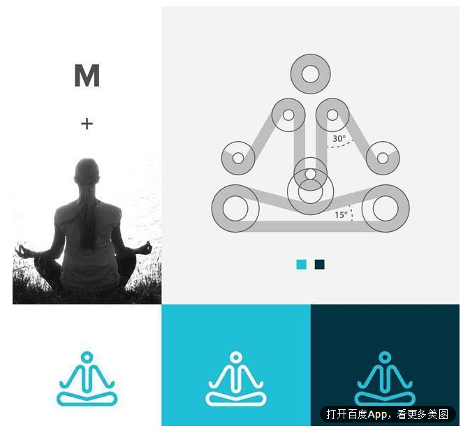 logo設(shè)計過程圖示揭示logo設(shè)計靈感-瑜伽logo. logo設(shè)計過程圖示揭示logo設(shè)計靈感-瑜伽logo.