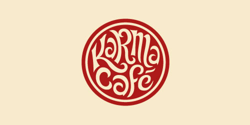 紅色標志設(shè)計靈感品牌KarmaCafél