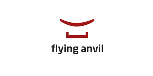 紅色標志設(shè)計靈感品牌Flying Anvil