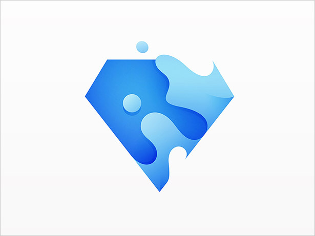 鉆石Ombre的-LOGO設計