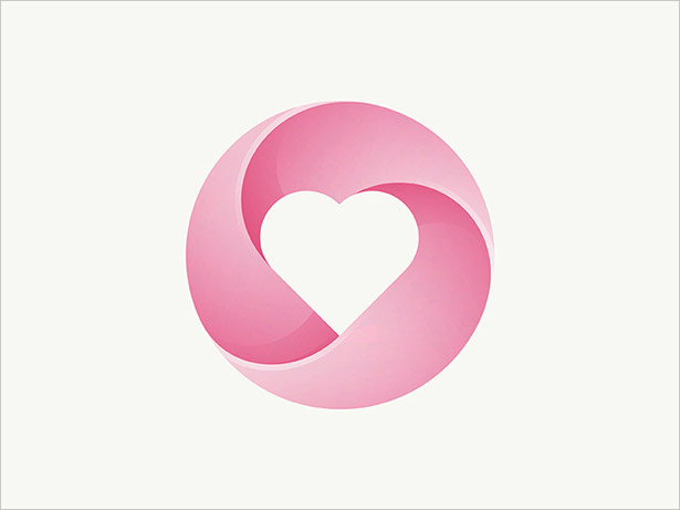 心臟-LOGO-Ombre的-LOGO設計