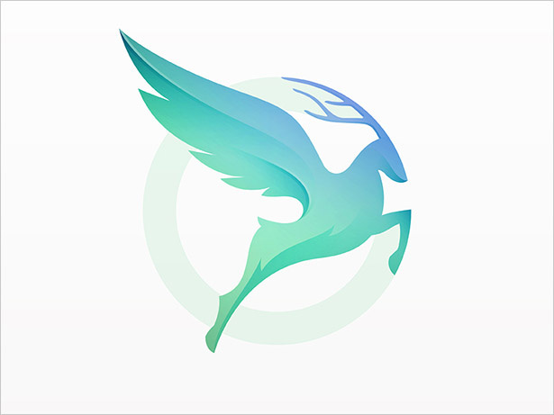 飛鹿Ombre的-LOGO設計