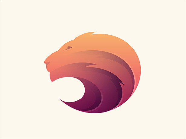 獅子徽標設計