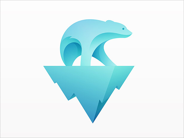 北極熊-LOGO設計
