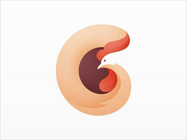 公雞標志設計