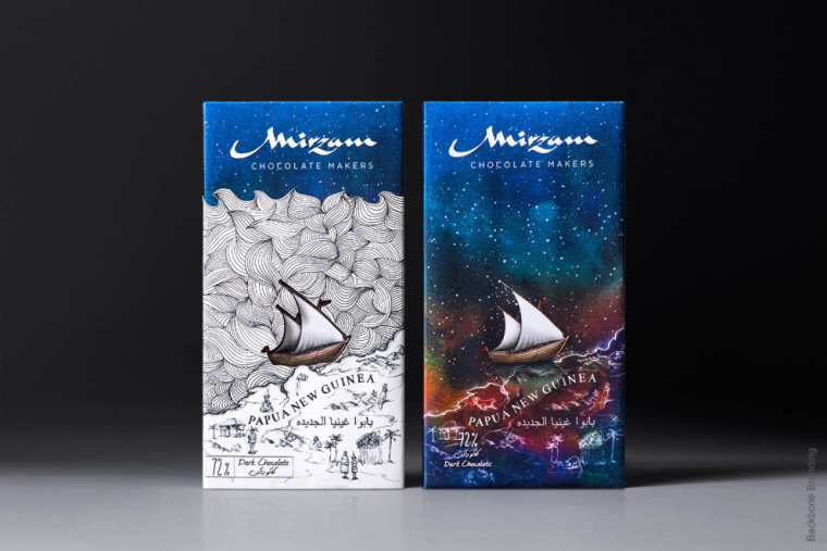 Mirzam巧克力棒包裝設(shè)計，以輕盈和獨(dú)特的夢幻插圖吸引消費(fèi)者