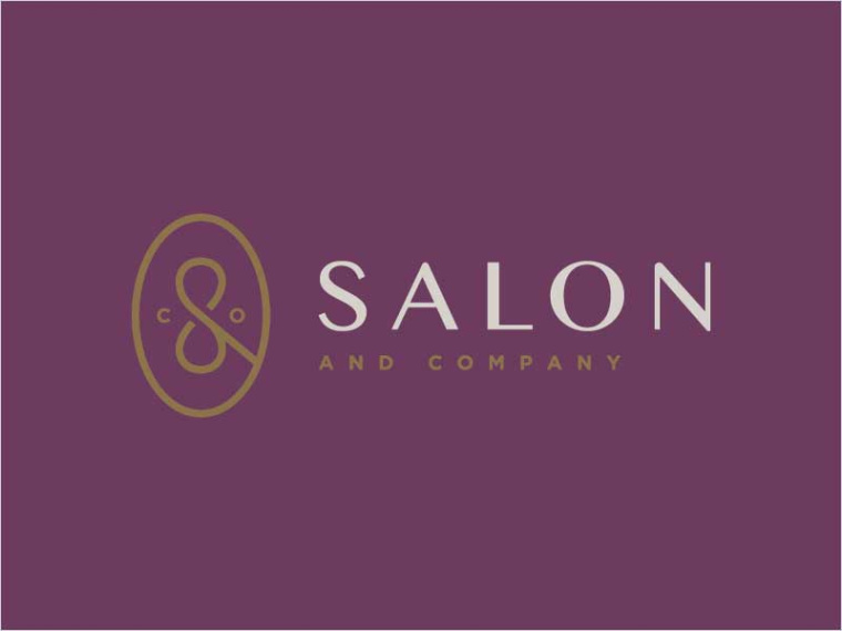 Salon＆Co美發(fā)沙龍標(biāo)志設(shè)計