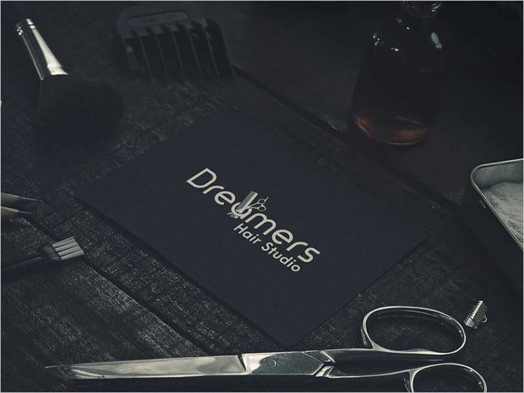 Dreamers Hair Studio標(biāo)志設(shè)計