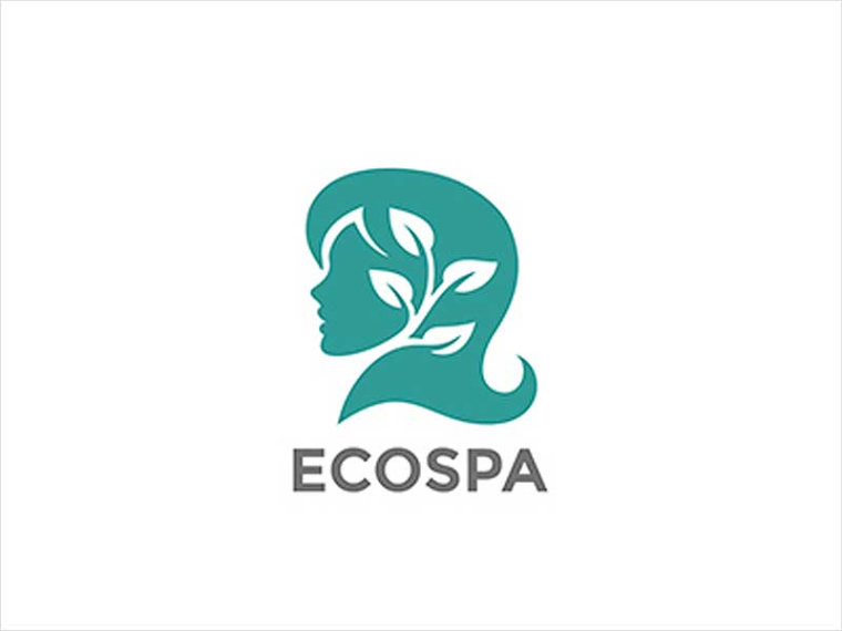 Eco SPA化妝品Beauty標(biāo)志設(shè)計