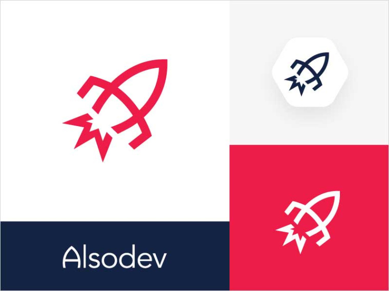 Alsodev徽標(biāo)和字標(biāo)設(shè)計
