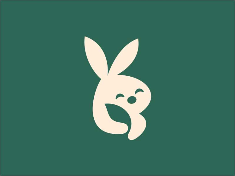葉+兔子的標(biāo)志設(shè)計