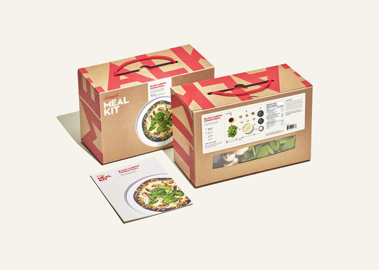 Longo''s方便菜包裝設計，新鮮膳食套裝包裝加模塊化標簽，有助于品牌脫穎而出